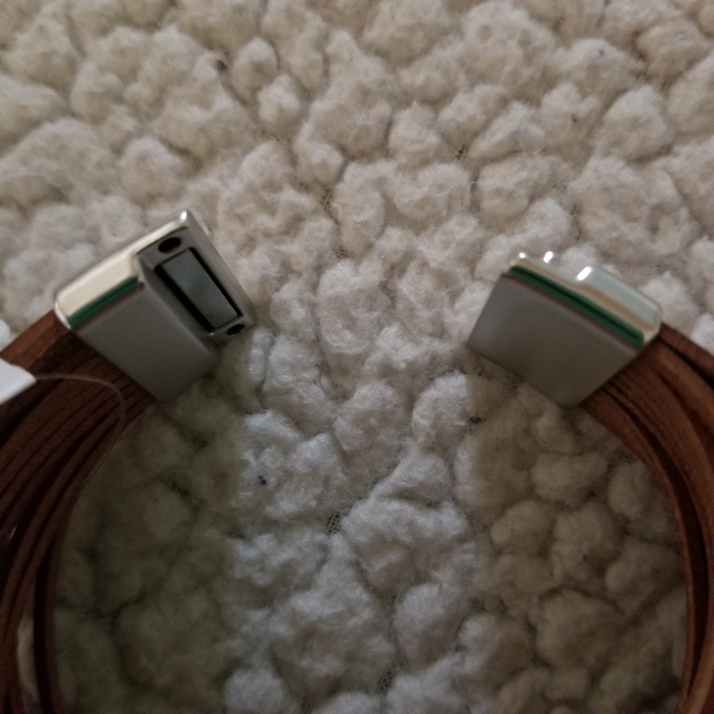 Multicolor Layered Strap Magnetic Bracelet Silver Tone NWT - Picture 5 of 6